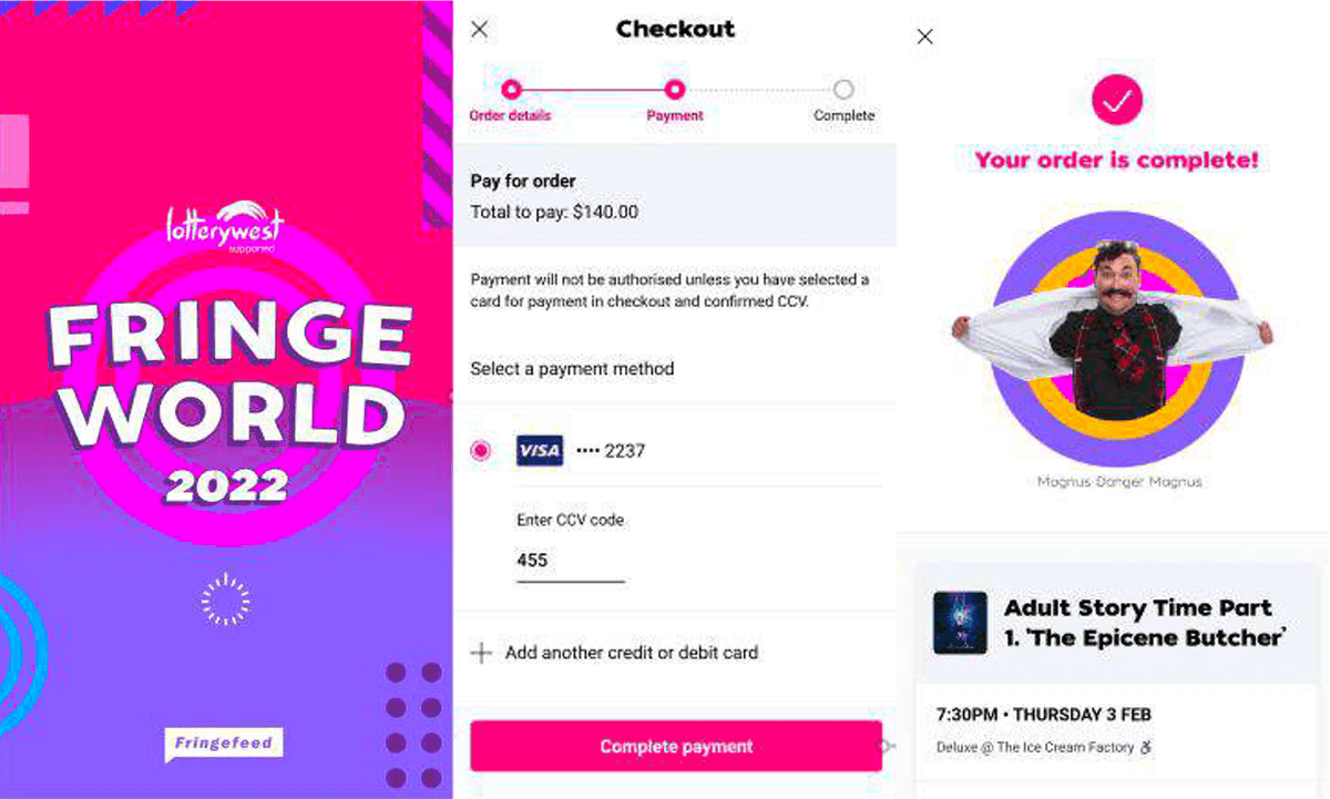 Fringe World Mobile App