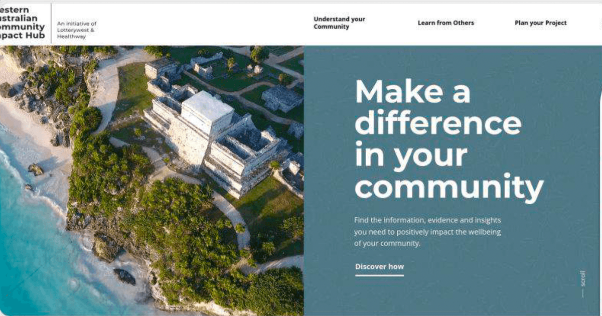 Lotterywest Landing Page